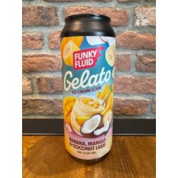 Funky Fluid Gelato: Banana, Mango & Coconut Lassi Funky Fluid Gelato: Banana, Mango & Coconut Lassi