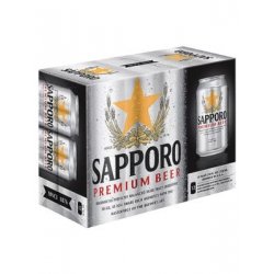 SAPPORO LAGER 12OZ 12PK CANS - Schaefer’s