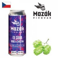 Mazák Sour Rybíz a Švestka 500ml CAN - Drink Online - Drink Shop