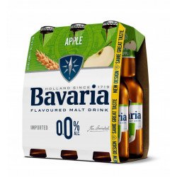 Bavaria Apple bezalkoholowa 0,33l but bz - Skrzynka Piwa