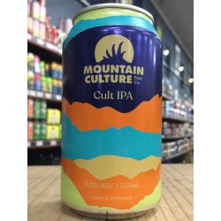 Mountain Culture Cult IPA 355ml Can - Purvis Beer