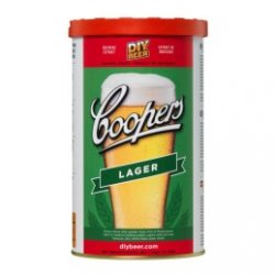 Cerveza Lager - Coopers 1,7 kg - 23L - El Secreto de la Cerveza