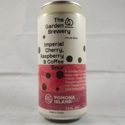 The Garden Brewery Imperial Cherry, Raspberry & Coffee Sour - Gedeelde Vreugde