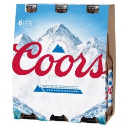 Coors 6x330ml - Bot Drinks