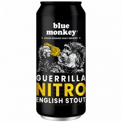 Blue Monkey Brewery - Guerrilla Nitro Stout - Left Field Beer