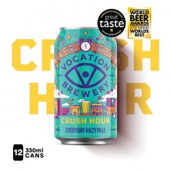 Vocation 12PK Crush Hour  4.6% Everyday Hazy Pale Ale 330ml - Vocation