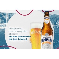Miłosław Bezalkoholowy Witbier 0,5l but zw - Skrzynka Piwa
