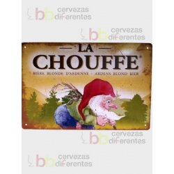La Chouffe Placa decorativa - Cervezas Diferentes