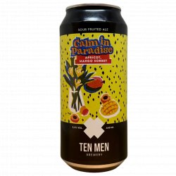 Ten Men Brewery CALM IN PARADISE: APRICOT MANGO SORBET Ten Men Brewery CALM IN PARADISE: APRICOT MANGO SORBET