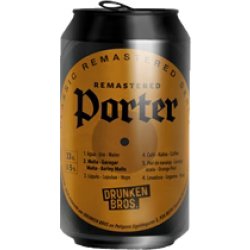 Drunken Bros Remastered Coffee Porter 33cl - Beer Sapiens