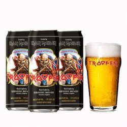Pack 3 s Inglesa Trooper Iron Maiden 500ml Lata + Copo - CervejaBox