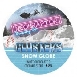 Neon Raptor Brewing Co. Clusters Snow Globe