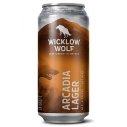 Wicklow Wolf Arcadia Gluten Free Lager  4.3%  24 x 440ml - Wicklow Wolf