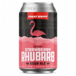 Great Divide Strawberry & Rhubarb Sour 355ml - The Beer Cellar