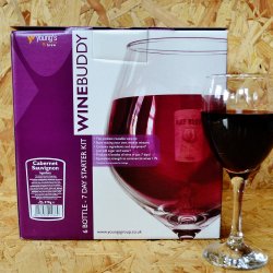 WineBuddy - Red Wine Making Equipment Starter Pack with Cabernet Sauvignon 6 Bottle Wine Kit - Brewbitz Homebrew Shop