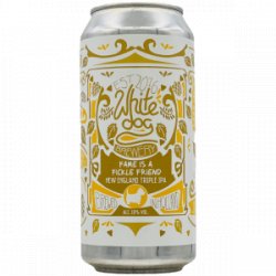 White Dog  FAME IS A FICKLE FRIEND - Rebel Beer Cans