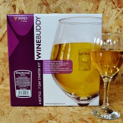 WineBuddy - White Wine Making Equipment Starter Pack with Chardonnay 6 Bottle Wine Kit - Brewbitz Homebrew Shop