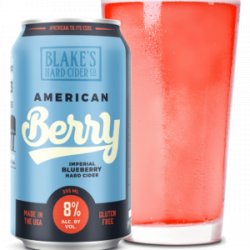 Blake’s American Berry Hard Cider 6 pack12 oz cans - Beverages2u