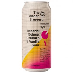 The Garden Brewery Imperial Quince, Rhubarb & Vanilla Sour The Garden Brewery Imperial Quince, Rhubarb & Vanilla Sour