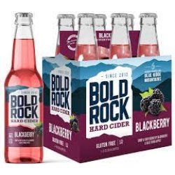 Bold Rock Blackberry Hard Cider 6 pack12 oz bottles - Beverages2u