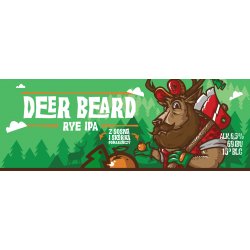 Deer Bear Deer Beard Rye IPA z dodatkiem bergamotki i pędów sosny 0,5l but bz (powrót) - Skrzynka Piwa