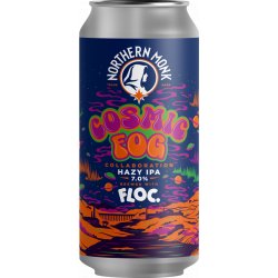 Northern Monk  Floc - Cosmic Fog Hazy IPA 7.0% ABV 440ml Can - Martins Off Licence