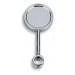 Extended Chrome Round Badge Holder Extended Chrome Round Badge Holder