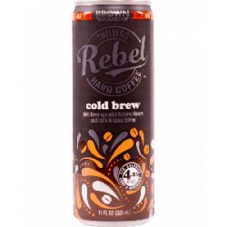 Twelve5 Beverage Company Rebel Hard Coffee Cold Brew - Half Time