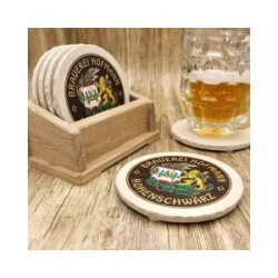 Privatbrauerei Hofmann Hohenschwärz Bieruntersetzer aus Naturstein - Biershop Bayern