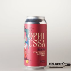 Ophiussa  Scarlet Strawberry Smoothie Sour Ale 44cl Blik - Melgers