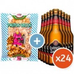 Estrella Galicia Pack 24 Botellines y Frutos Secos - Yo pongo el hielo