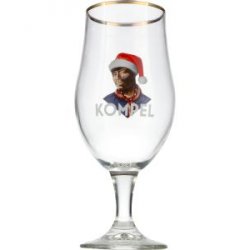 Kompel Bierglas Kerst - Drankgigant.nl