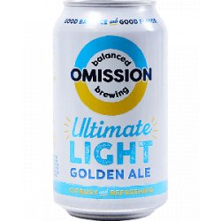 Widmer Brothers Brewing Company Omission Ultimate Light - Half Time