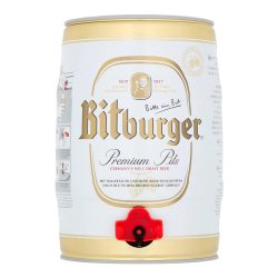 Bitburger Premium Pils Mini Keg - Brew Zone