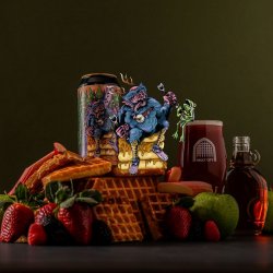 Vault City Brewing Fruits of the Forest Triple Stacked Breakfast Waffle