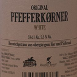 Freigeist Original Pfefferkörner - Bierlager