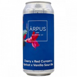 Ārpus Brewing Co. – Cherry x Red Currant x Apricot x Vanilla Sour Ale - Rebel Beer Cans