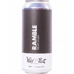 Wild East Brewing Co Ramble - Half Time