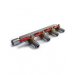 Manifold 4 vias con acoples racor Manifold 4 vias con acoples racor