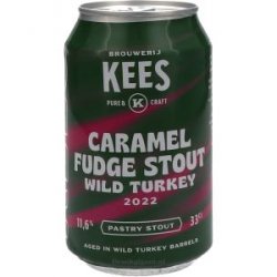 Kees Caramel Fudge Stout Wild Turkey 2022 Editie - Drankgigant.nl