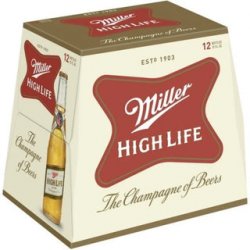 Miller High Life 12x355ml - The Beer Cellar