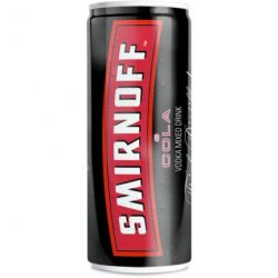 Smirnoff Vodka & Cola  5.0%  250ml x 12 - Love Beer