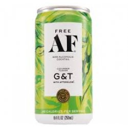 Free AF Cucumber Gin & Tonic Non Alcoholic 24 pack6.8 oz cans - Beverages2u