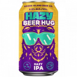 Goose Island Hazy Beer Hug Hazy IPA 6 pack12 oz cans - Beverages2u