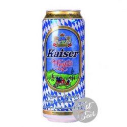 Bia Kaiser Weissbier 5.2% – Lon 500ml – Thùng 24 Lon - First Beer – Bia Nhập Khẩu Giá Sỉ