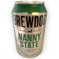 Brewdog, Nanny State, Hoppy Ale, Alc. Fri,  0,33 l.  0,5% - Best Of Beers