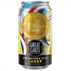 Great Lakes Dortmunder Gold Lager 2412 oz cans - Beverages2u