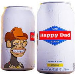 Happy Dad Banana Hard Seltzer 12 pack12 oz cans - Beverages2u