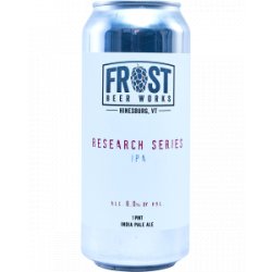 Frost Beer Works Research IPA - Half Time