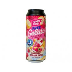 Funky Fluid Free Gelato: Raspberry Banana Shake Funky Fluid Free Gelato: Raspberry Banana Shake